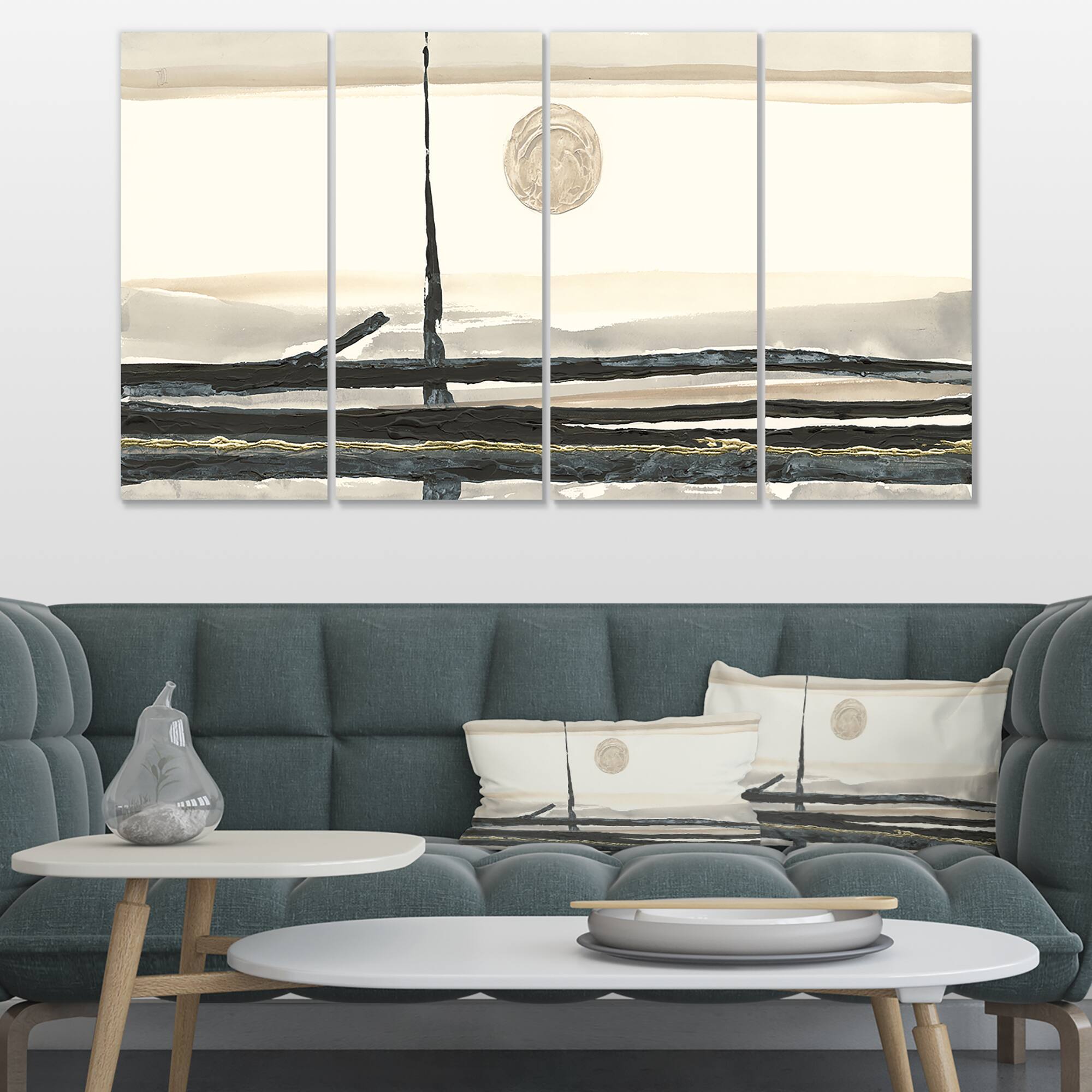 Designart - Forest Silhouette I - Modern Farmhouse Canvas Art